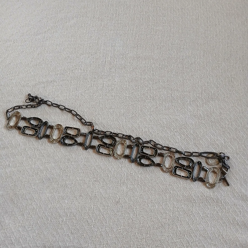 chicos ♡ chunky vintage metal geometric belt